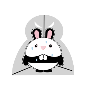 熊猫兔表情包系列  部分可以微信下载哟！