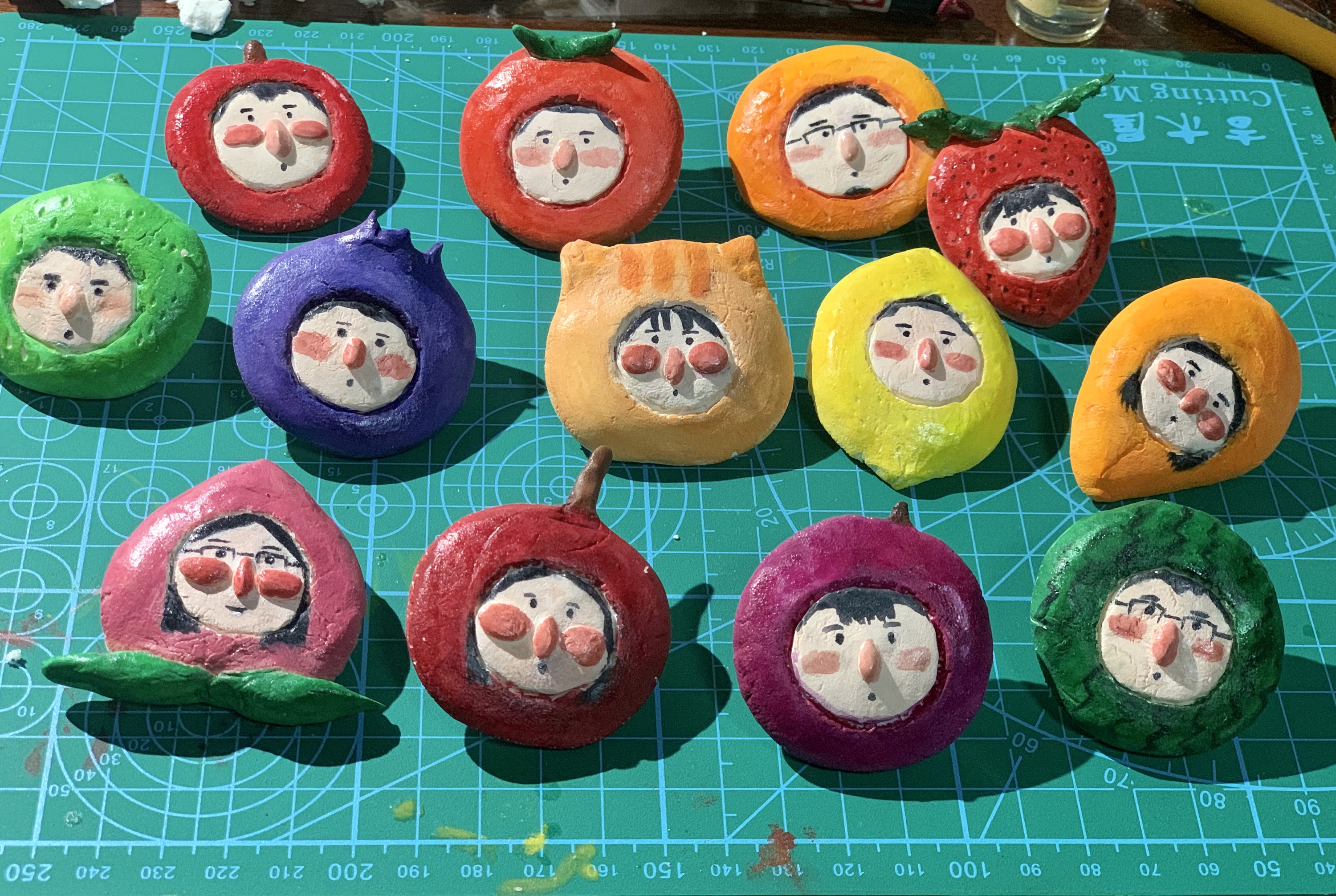 石塑粘土/软陶diy|手工艺|其他手工艺|丸咂vv - 原创作品 - 站酷