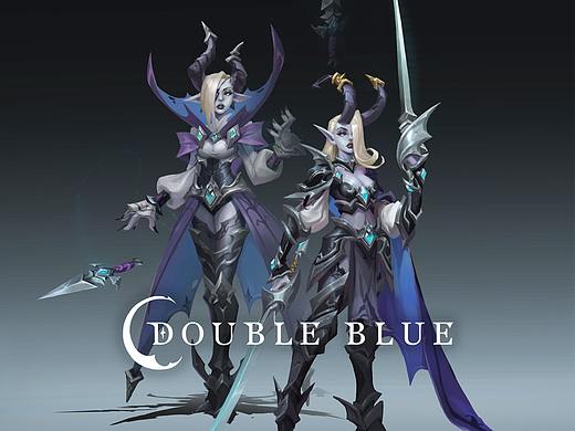 DOUBLE BLUE