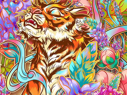 原畫(huà)設(shè)計(jì)-猛虎薔薇（個(gè)人主頁(yè)-ZNDg5NDQ3MDQ=） - 商業(yè)插畫(huà) - 站酷設(shè)計(jì)師豫游紀(jì)文創(chuàng)品牌原創(chuàng)素材 - 站酷ZCOOL