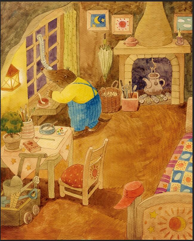 鼹鼠苏迪（图ZMTA5Njk3MzMy） - 绘本 - 站酷设计师暖被儿原创素材 - 站酷ZCOOL