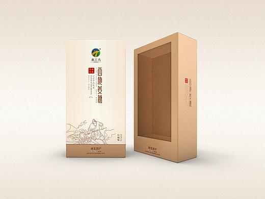 姜糖黑糖牛皮纸包装设计