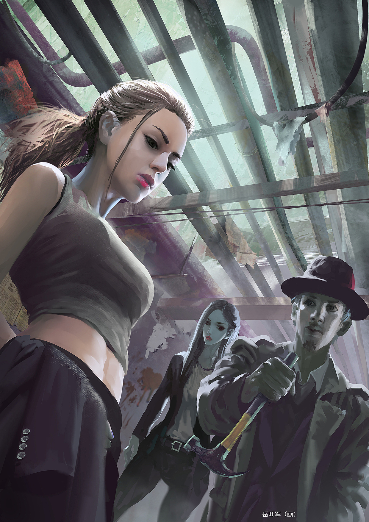 世界的灵魂（图ZMTM1Nzg4ODM2） - 商业插画 - 站酷设计师岳旺军原创素材 - 站酷ZCOOL