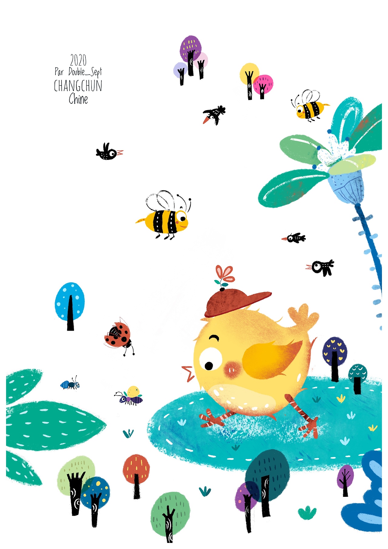 2020年第二季度部分板绘儿童插图案例汇总