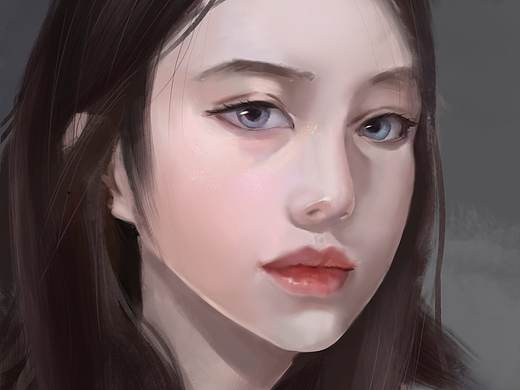 厚涂人像（个人主页-ZNDc5MDQ4MzY=） - 创作习作 - 站酷设计师MTHHH原创素材 - 站酷ZCOOL