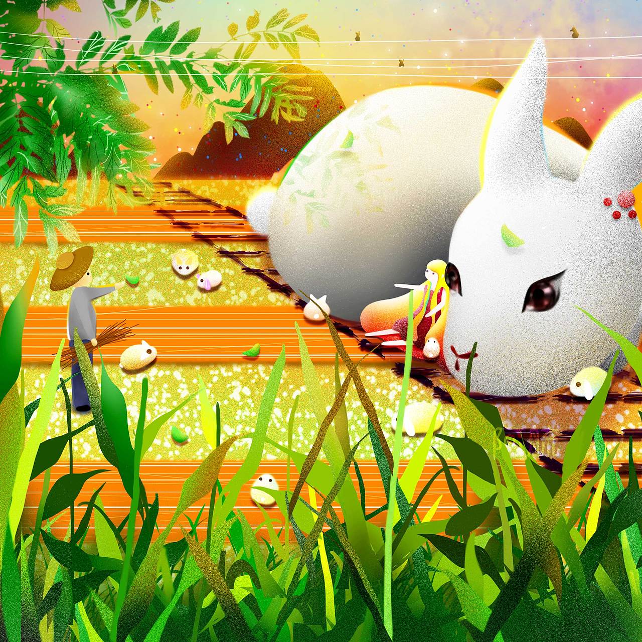 行梦童（图ZMjU1MzQ5MzAw） - 儿童插画 - 站酷设计师阿艈原创素材 - 站酷ZCOOL