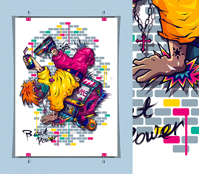 忙出头，哈（图ZMTU5NzI4OTY=） - 新锐潮流插画 - 站酷设计师chapel陈原创素材 - 站酷ZCOOL