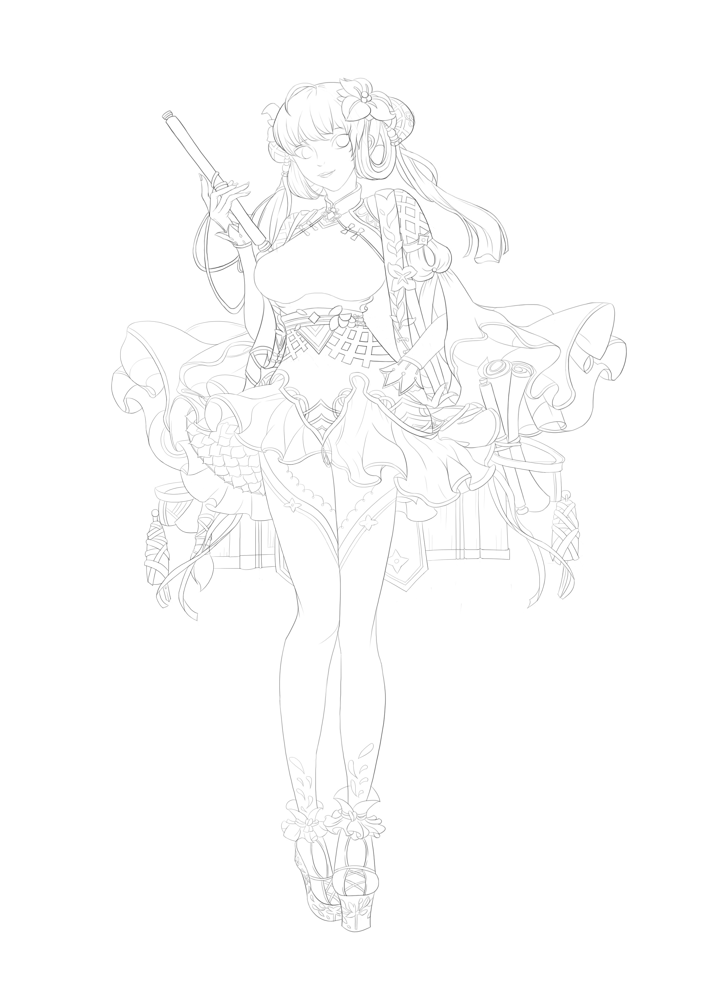 cg游戏人物|插画|游戏原画|张小船cc - 原创作品 - 站酷 (zcool)