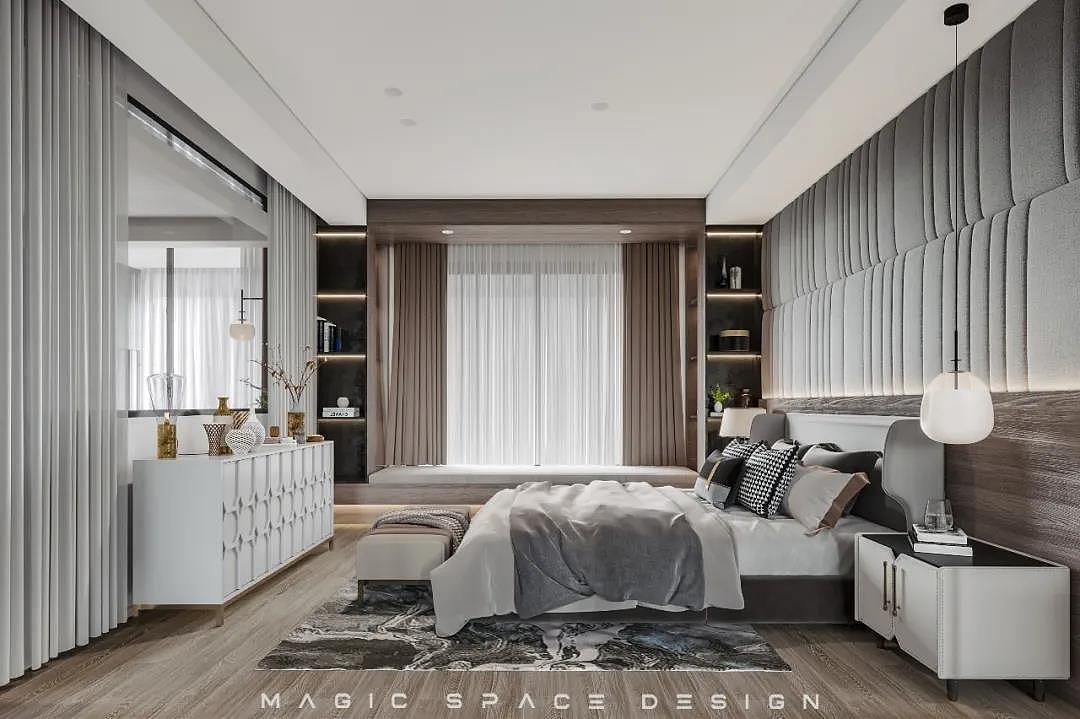 麻吉空间设计|意式 — 信达公园里效果图（图ZMjQxMjY0NzY0） - 家装设计 - 站酷设计师麻吉空间设计原创素材 - 站酷ZCOOL