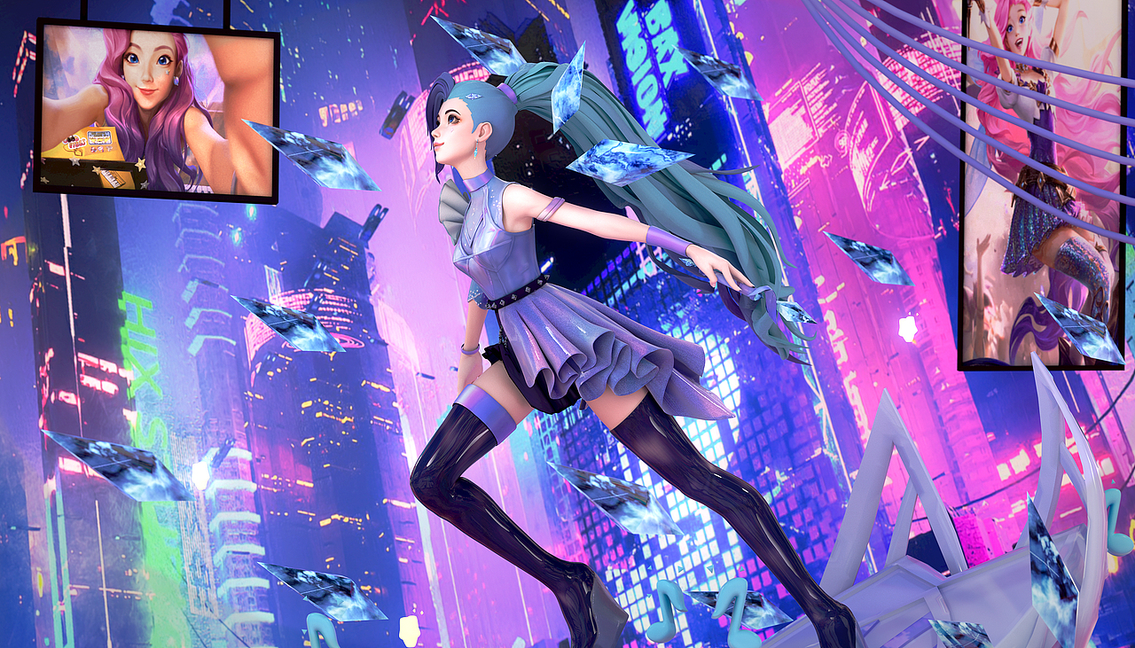 赛博朋克场景（图ZMzMxMTM5ODUy） - 场景 - 站酷设计师C4D李研琛原创素材 - 站酷ZCOOL