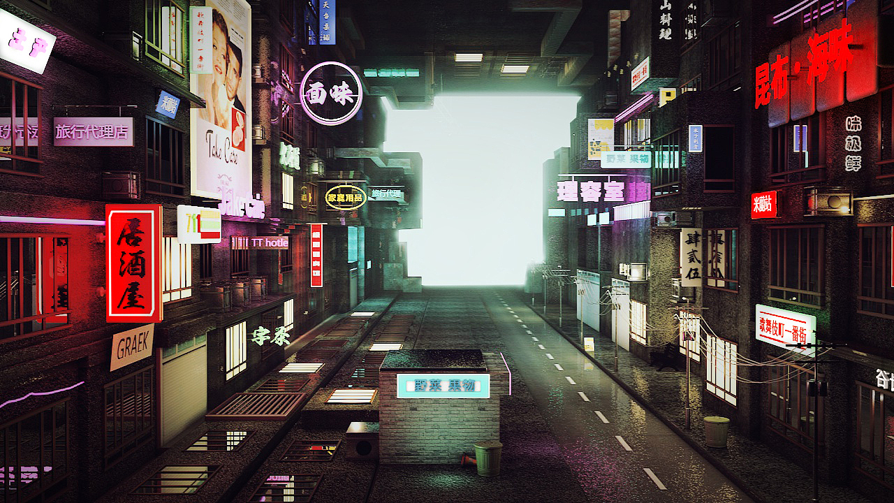 之前做完大概是这样的,加了个暗角,没怎么修图