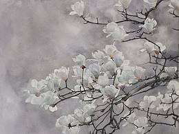 幽香凝雪晚風(fēng)微