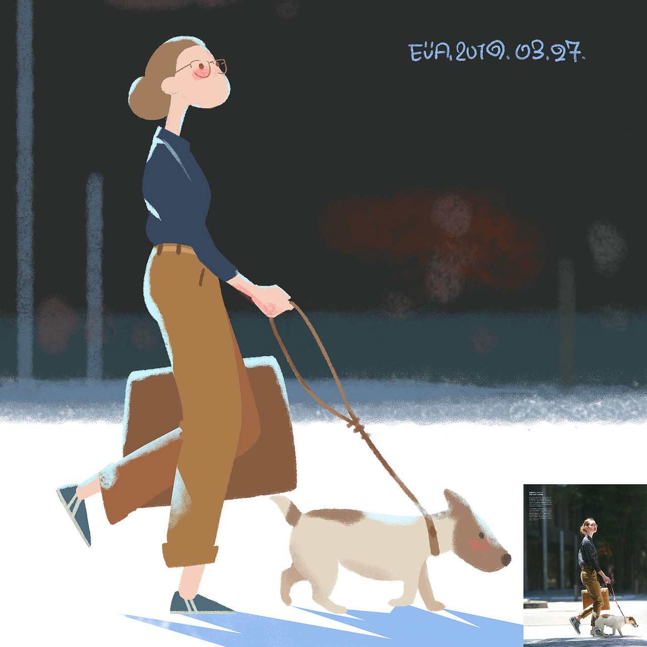 照片转欧美风卡通人物3（图ZMTU0NjU3NzQ0） - 创作习作 - 站酷设计师Evaliu0726原创素材 - 站酷ZCOOL