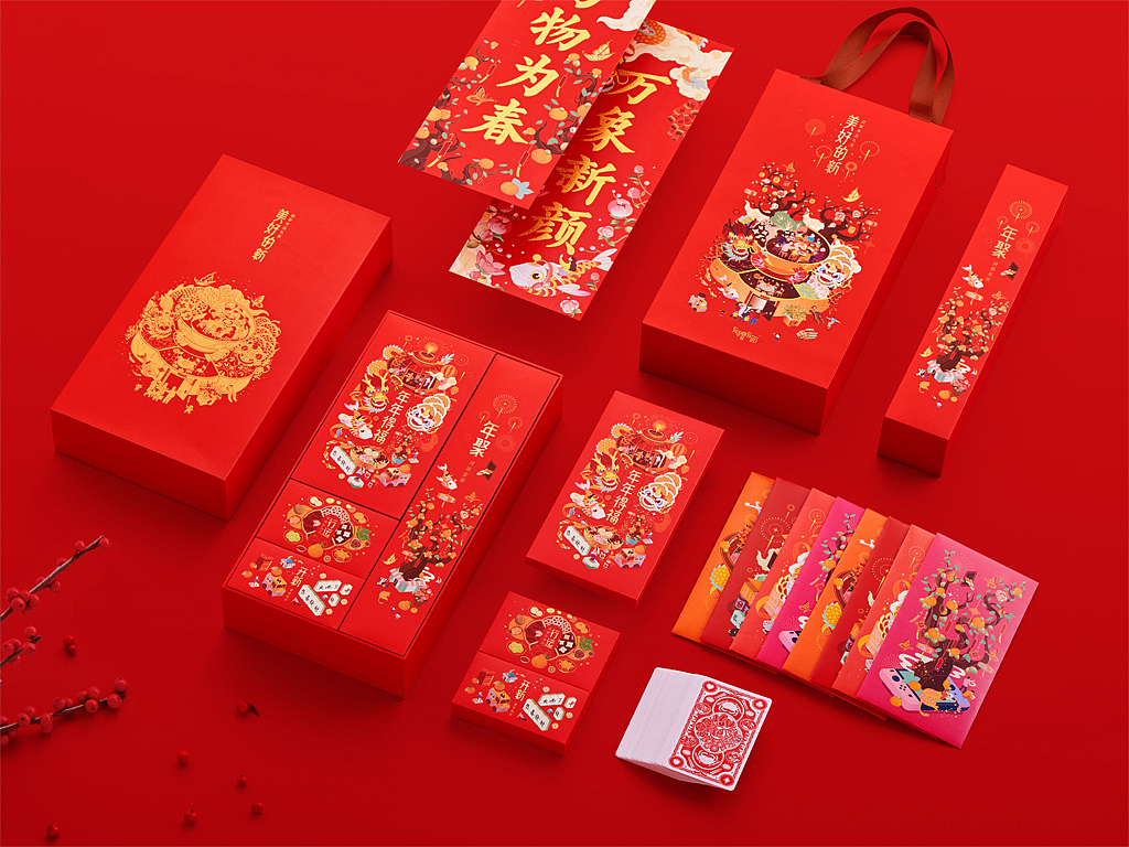 人间最美是新春，有礼有节®品牌《美好的新》（图ZMTg1MDIxMjI0） - 包装 - 站酷设计师有礼有节原创素材 - 站酷ZCOOL
