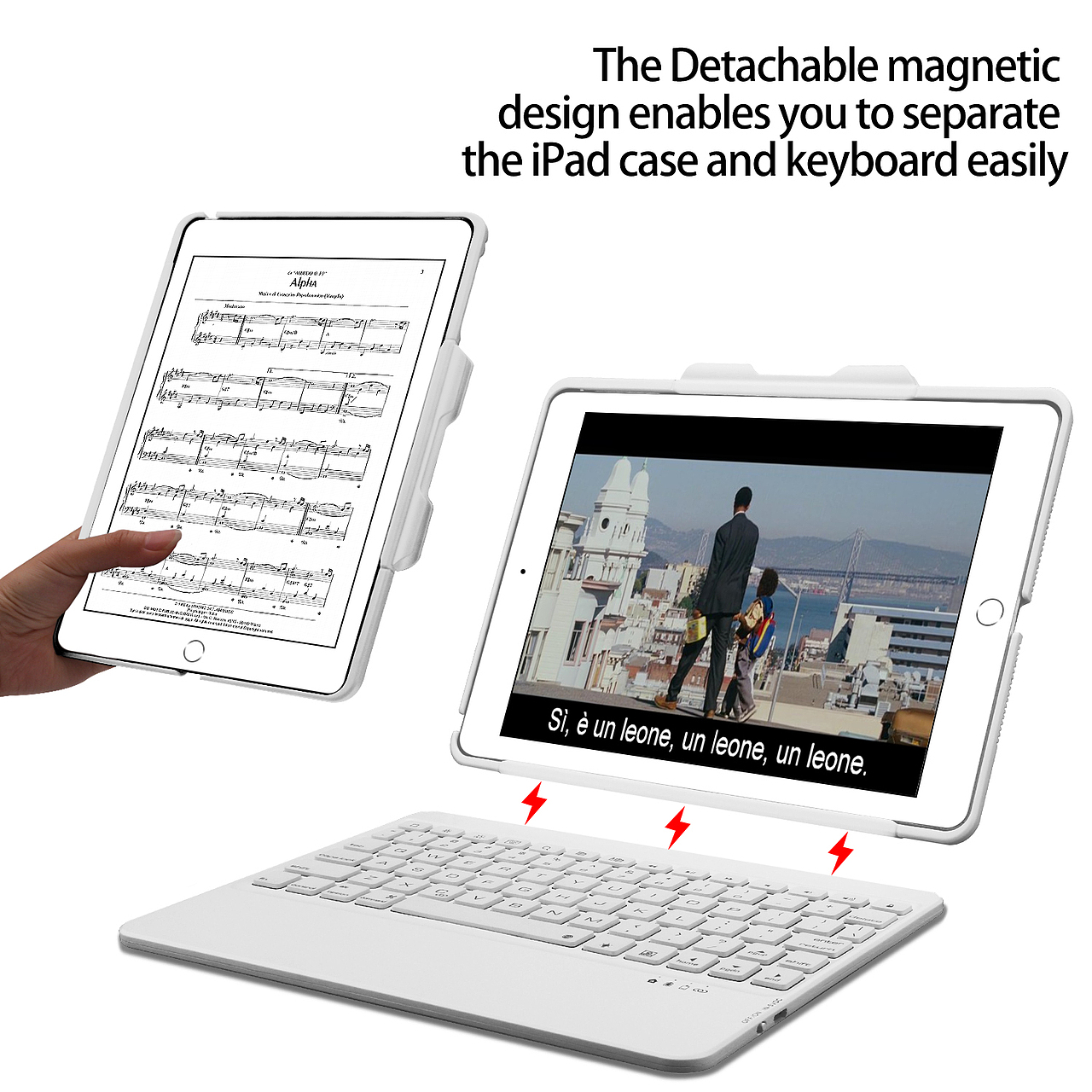 iPad壳+键盘可拆分