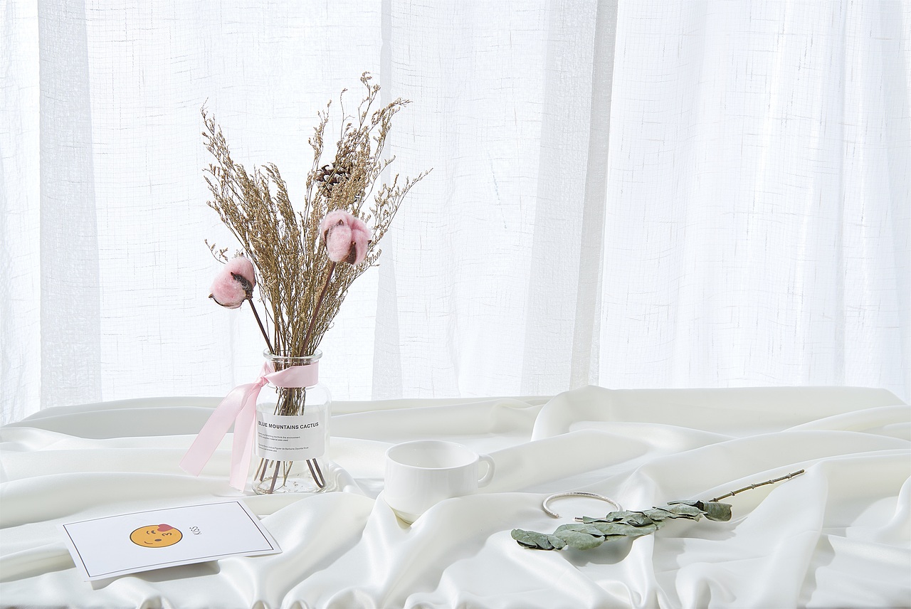 ins网红拍照摆件玻璃瓶干花 道具 北欧风 麦穗干花