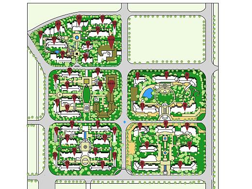 李沧区绿城规划图（个人主页-ZMjU4MDg5NjA=） - 建筑设计 - 站酷设计师陈仙儿呢原创素材 - 站酷ZCOOL