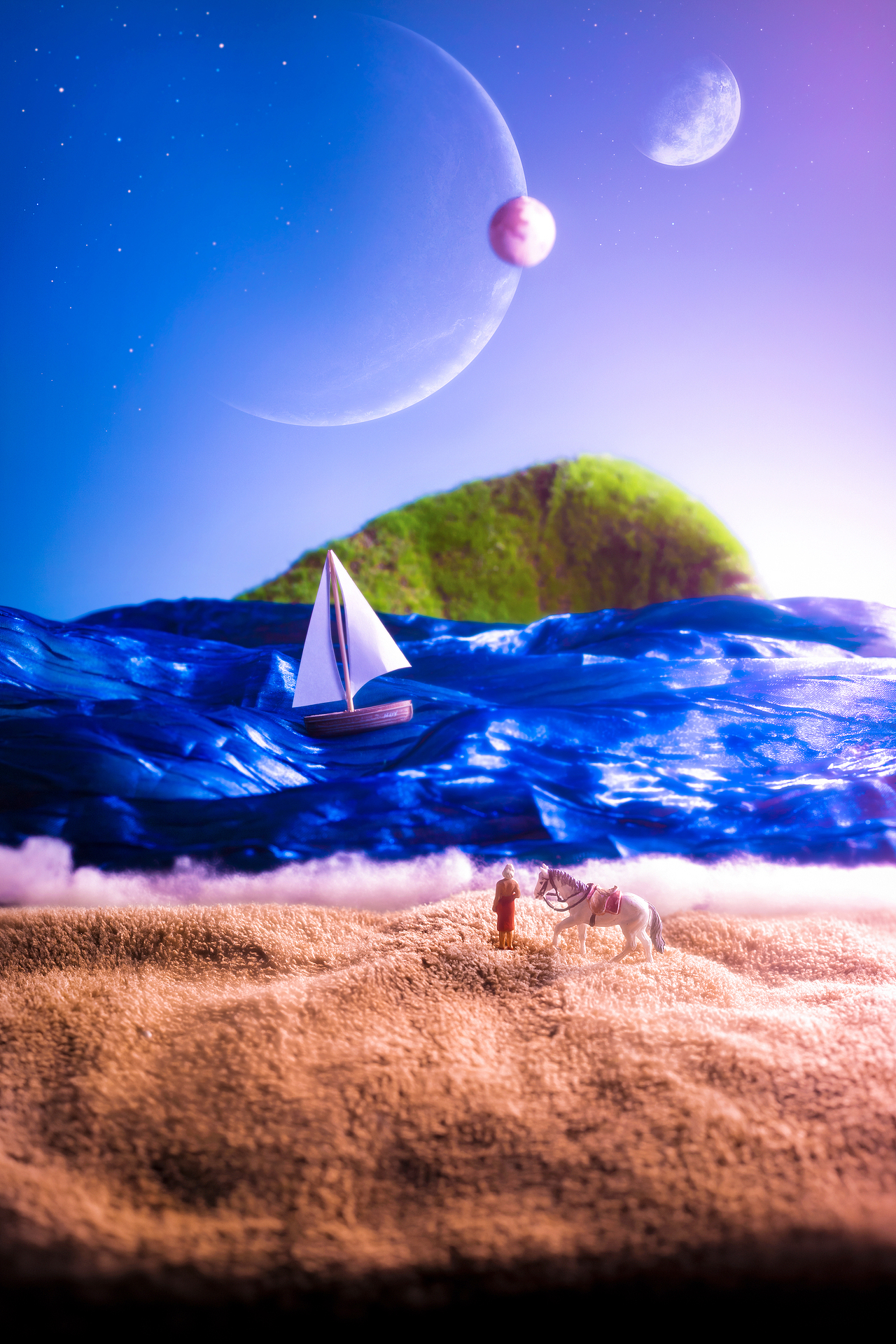 微缩摄影 ｜ 以梦为马（图ZMjY0NzQzMjE2） - 其他摄影 - 站酷设计师二游笔记原创素材 - 站酷ZCOOL