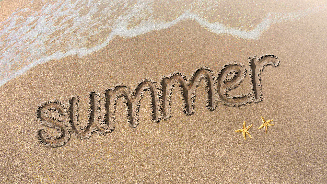 summer 沙滩海报