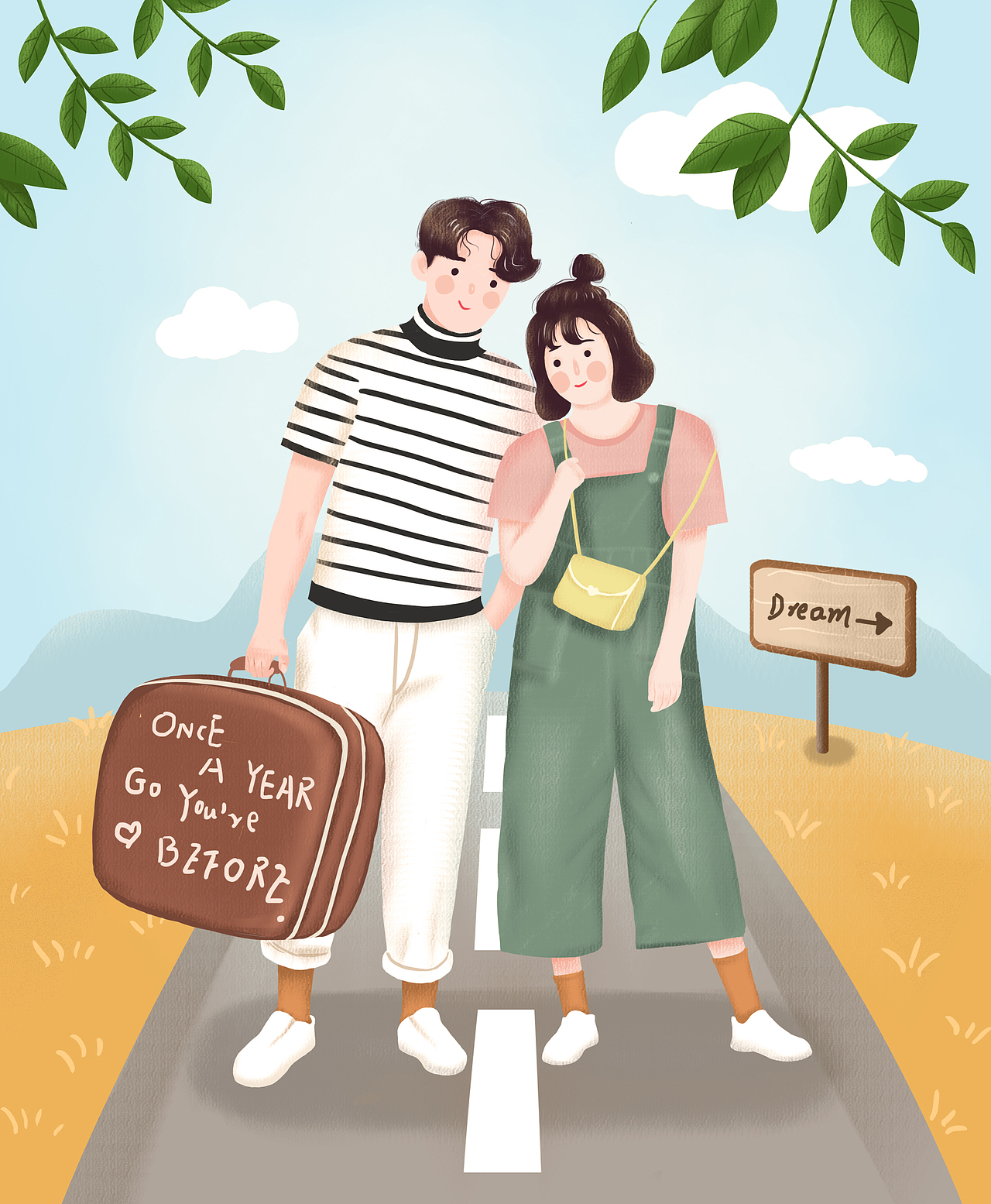 一起去旅行（图ZMTYxMTYxNDQ4） - 创作习作 - 站酷设计师爱吃菜的猫咪原创素材 - 站酷ZCOOL