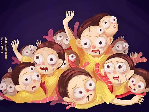 瑞克和莫蒂官方手游插画练习