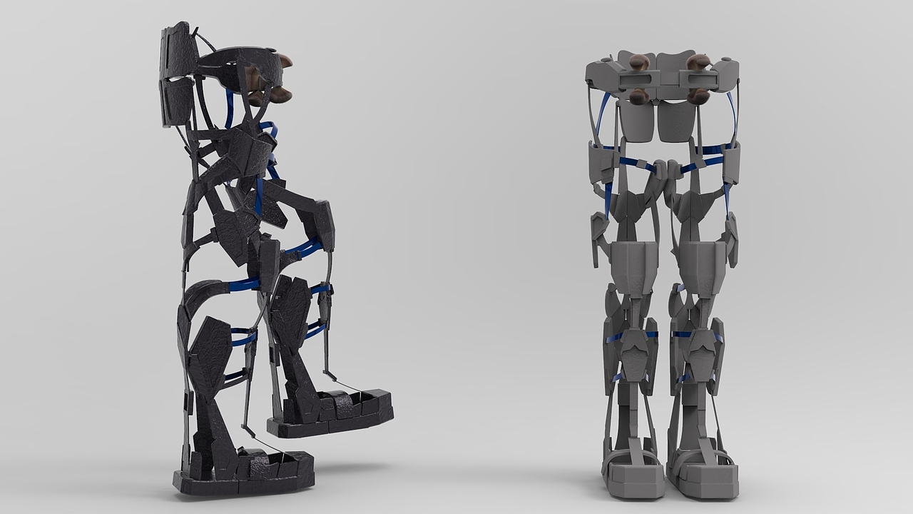 下肢骨骼伴甲（图ZMjE0OTAyNTMy） - 工业用品/机械 - 站酷设计师Mr希区柯克原创素材 - 站酷ZCOOL