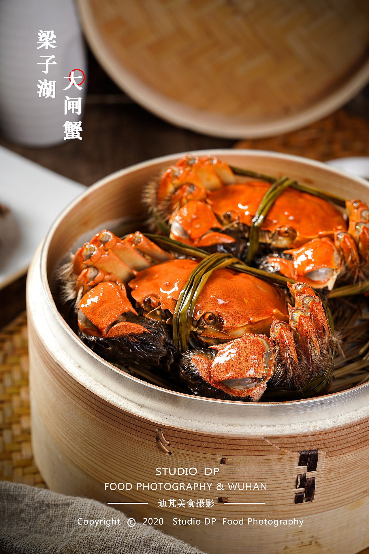 梁子湖大闸蟹|美食静物摄影|武汉餐饮酒店外卖图片拍摄