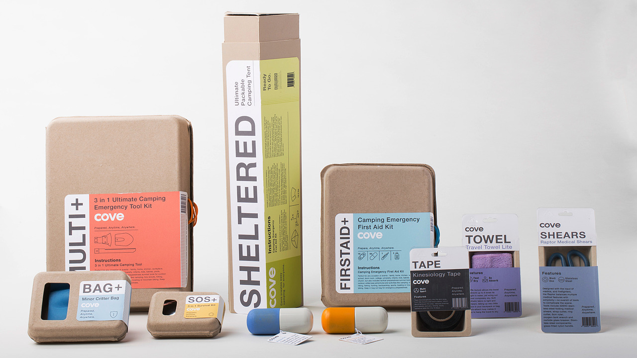 outward collective 户外露营品牌包装设计