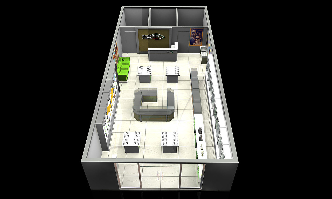 眼镜店（图ZMTk3NTM5NjAw） - 建筑/空间 - 站酷设计师大肚胖虫子原创素材 - 站酷ZCOOL
