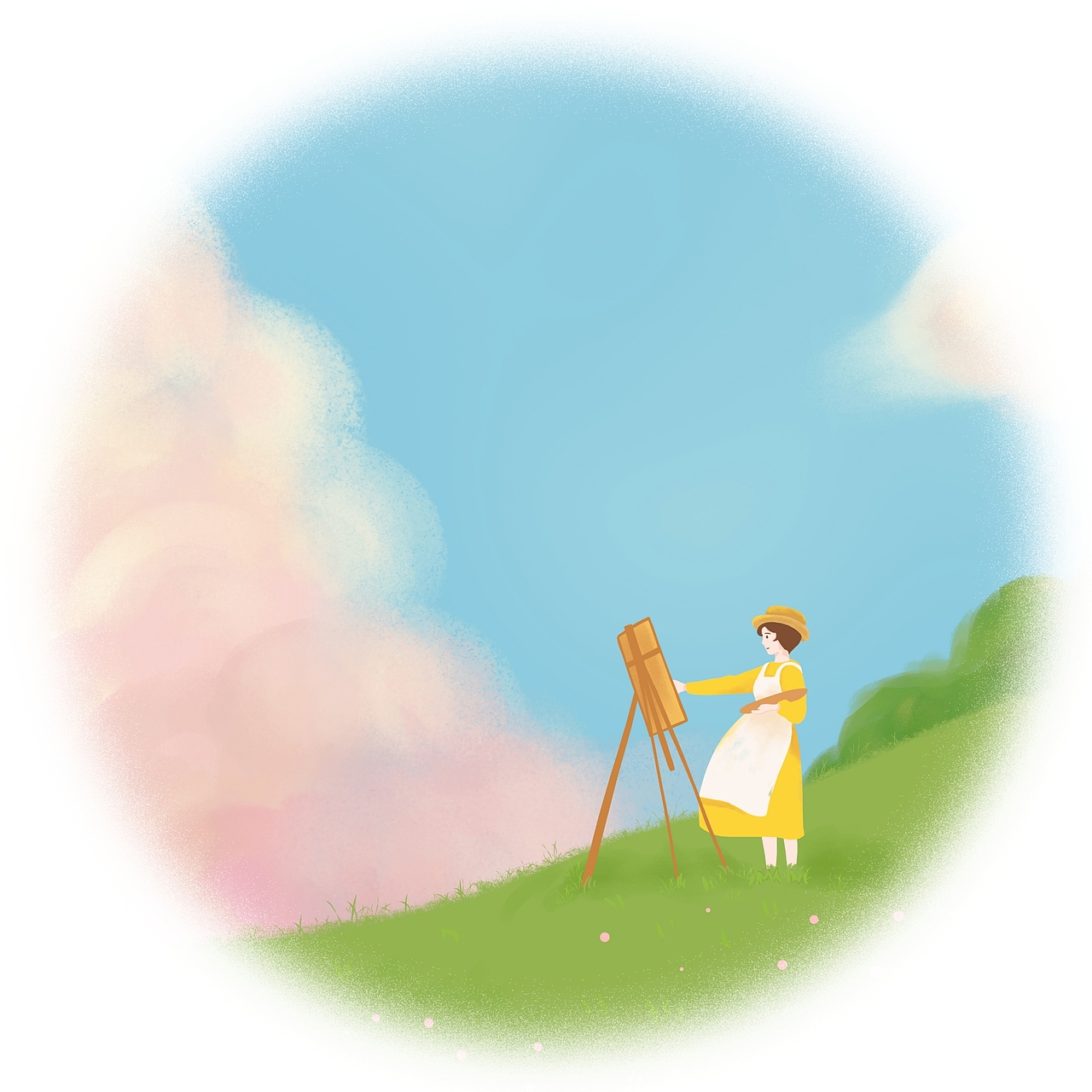 唯美小清新插画|治愈系