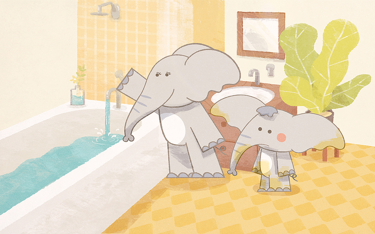 【绘本】小象的幻想岛