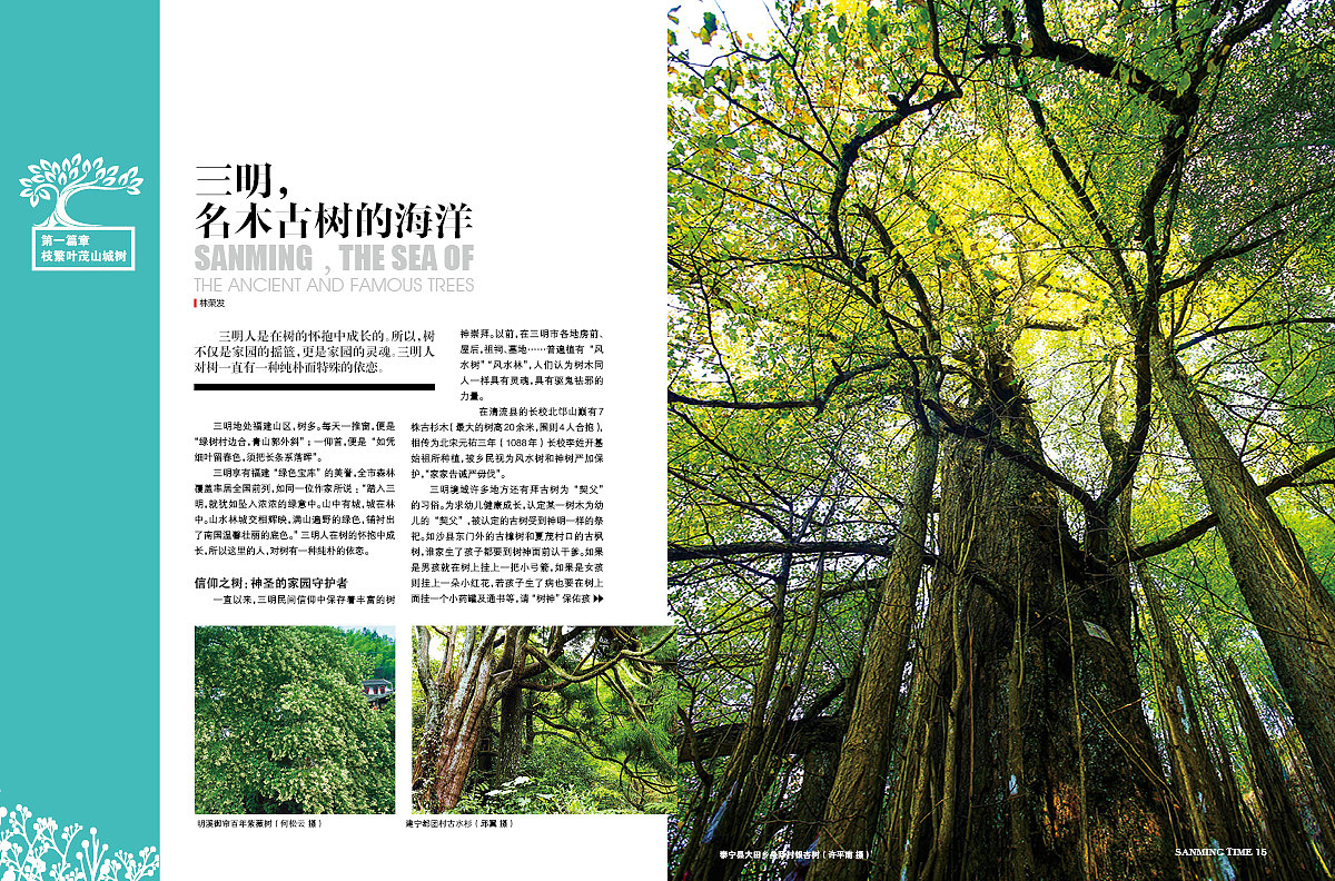 《时代三明》杂志-专题·三明的树-封面:李家乡鲜水塘
