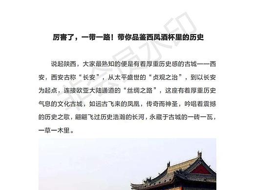 西凤酒文化推广