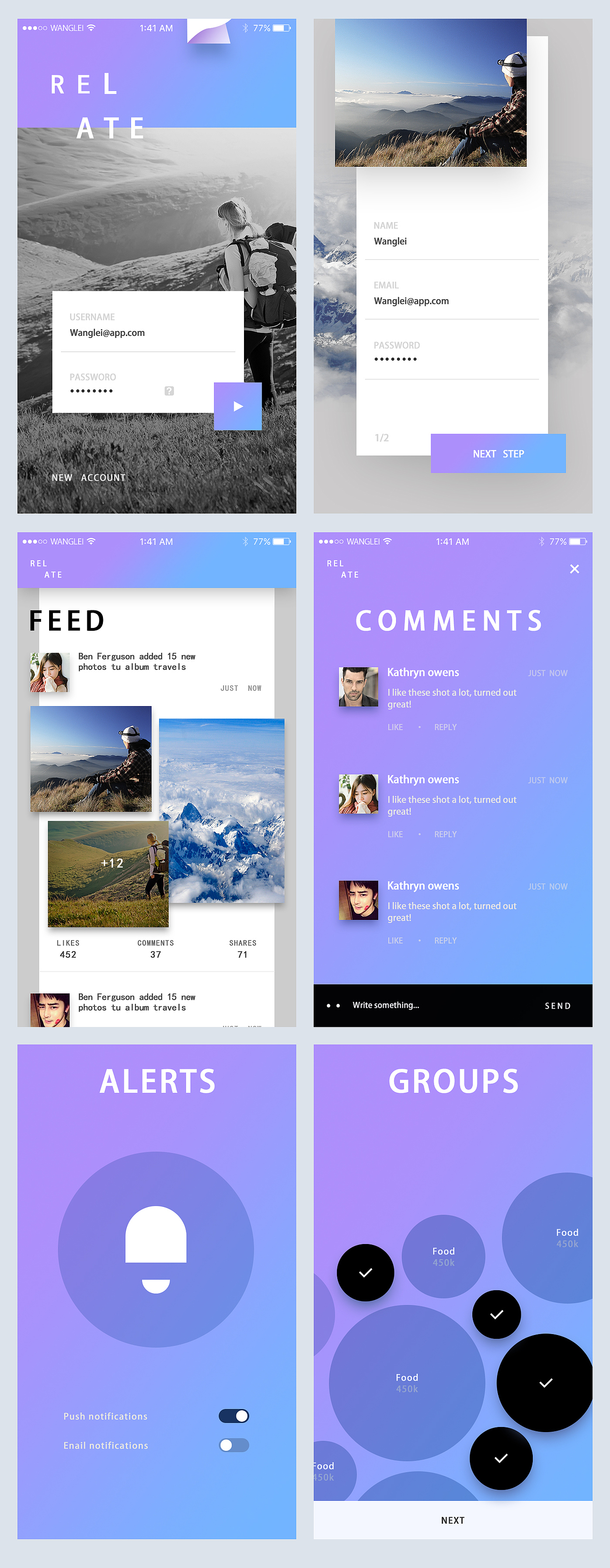 一款很好看很有设计感的app（图ZNTY3NjU3MzY=） - APP界面 - 站酷设计师北城旧巷原创素材 - 站酷ZCOOL