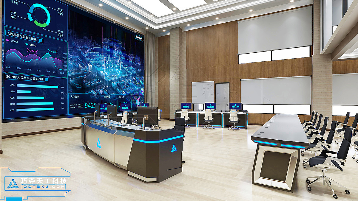 智慧综治中心指挥大厅