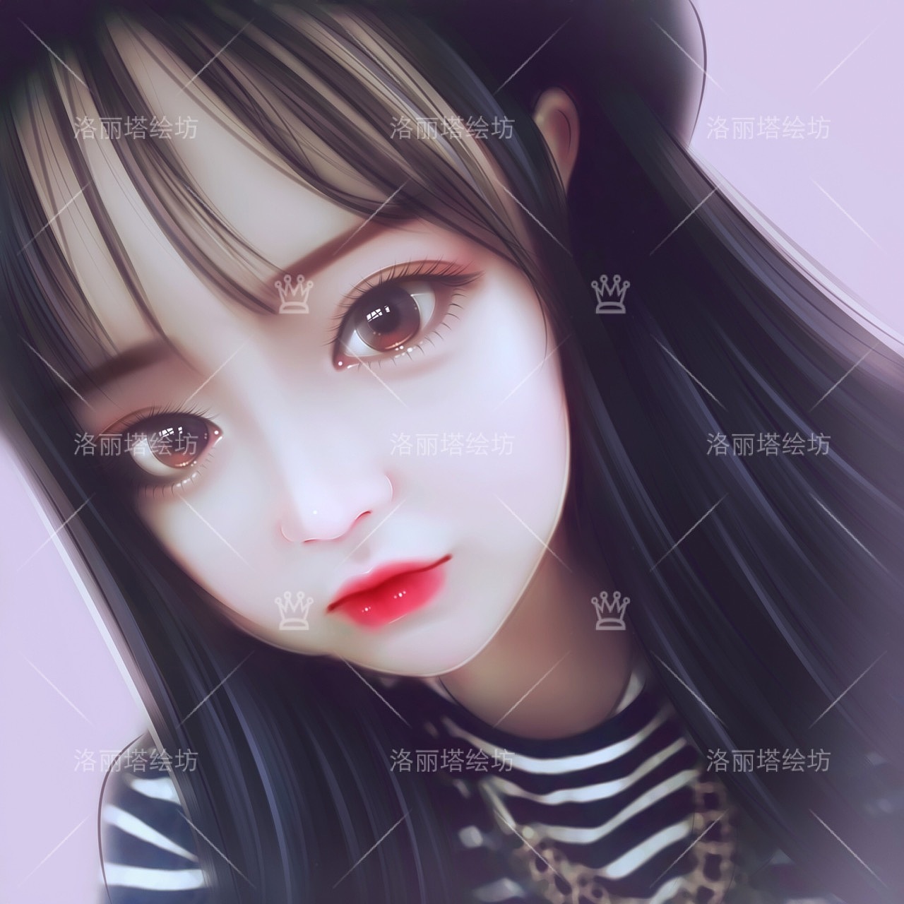 唯美娃娃风转手绘（图ZNDgyMzYxMDA=） - 创作习作 - 站酷设计师奔奔晓蓉原创素材 - 站酷ZCOOL