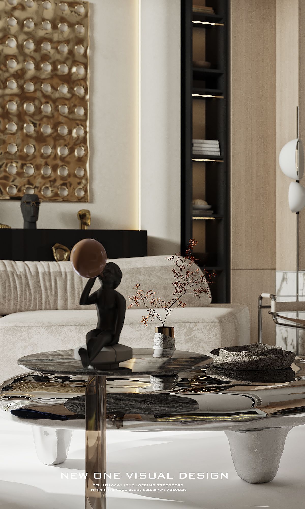 现代轻奢小别墅（图ZMjYyODMwMDY0） - 家装设计 - 站酷设计师NW设计表现新一原创素材 - 站酷ZCOOL