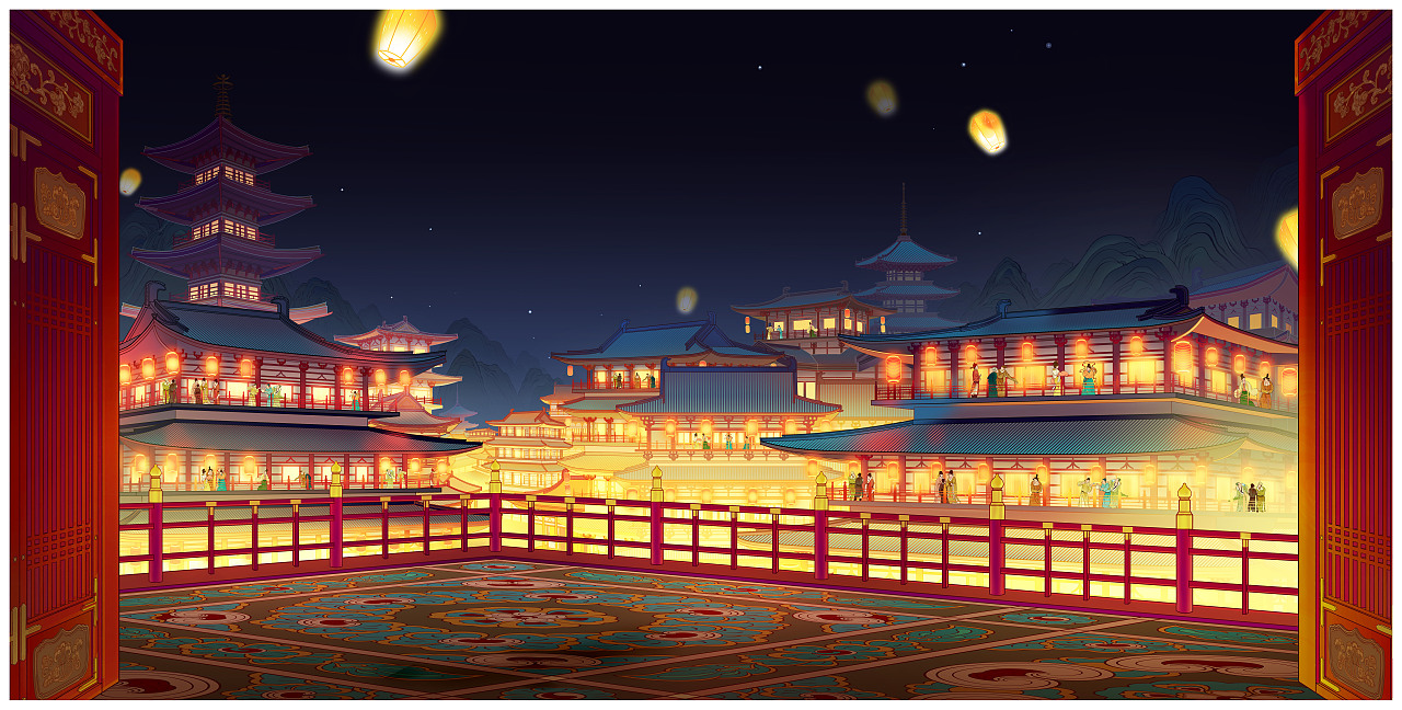 谷粒多唐宫夜宴kv