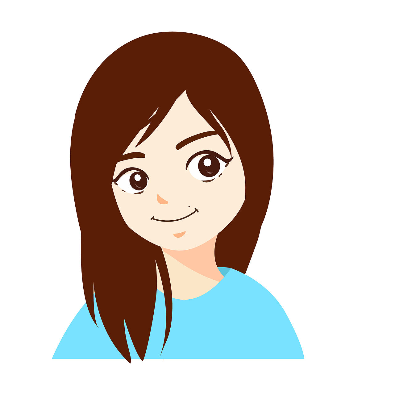 人物简笔画 卡通插画