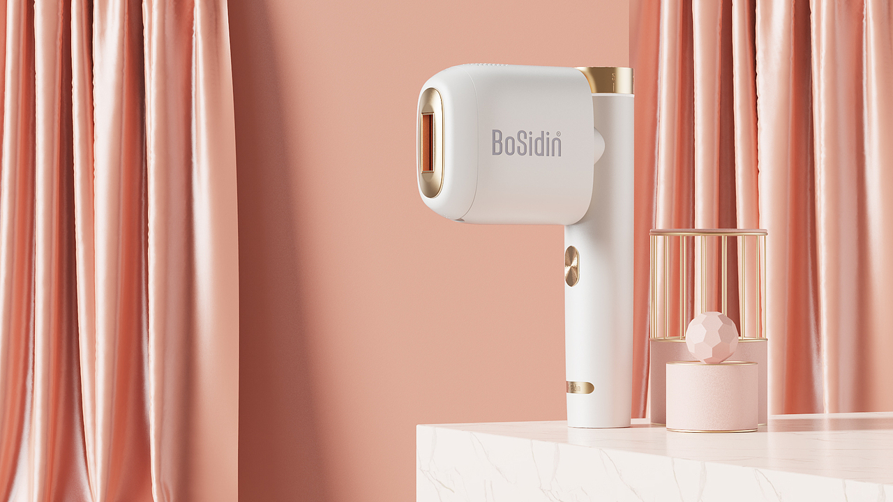 脱毛仪场景渲染 3D设计 C4D keyshot 产品渲染（图ZMjMwNjQ2Mjg4） - 电子产品 - 站酷设计师嘉十设计原创素材 - 站酷ZCOOL