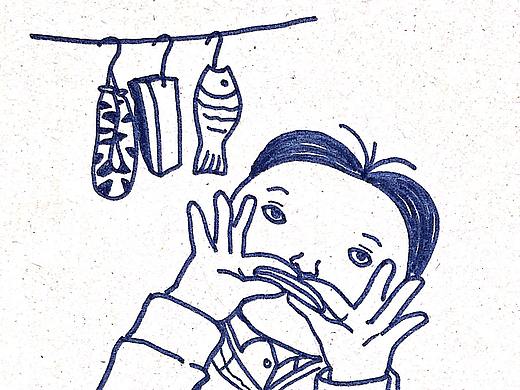 绘本【在厦门的那些日子】马克笔手账|儿童插画明信片