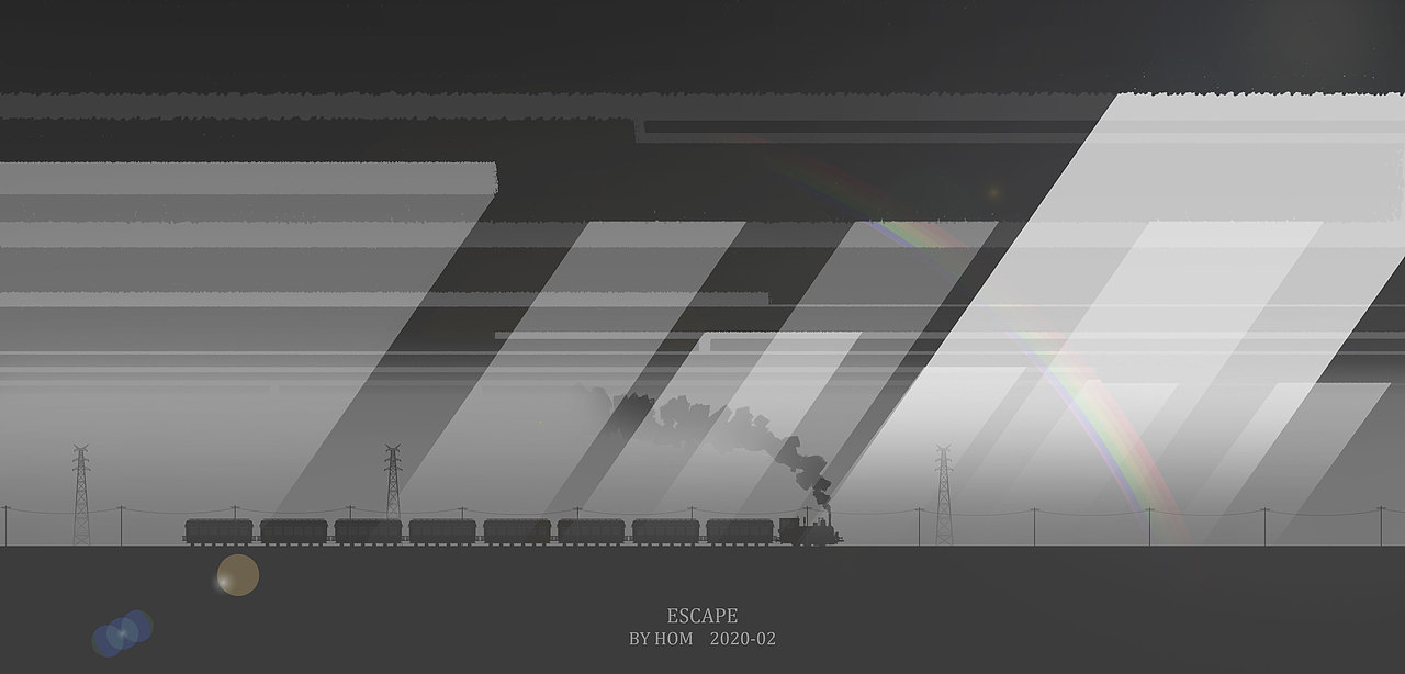 ESCAPE-希望丨2020（图ZMTk1NjI1OTQ0） - 艺术插画 - 站酷设计师翁坤鸿原创素材 - 站酷ZCOOL