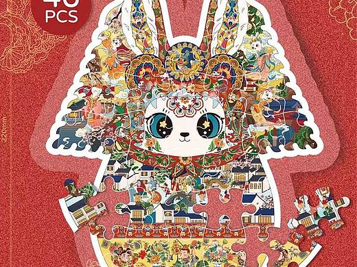 兔儿爷拼图