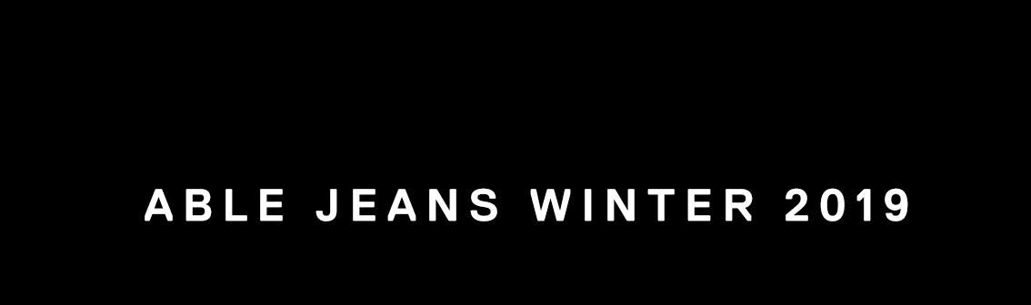 页面排版 ABLE JEANS WINTER 2019 自媒体微信