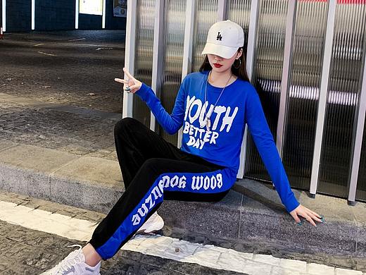 运动套装拍摄 休闲装职业装街头风网红装居家套装 拍摄