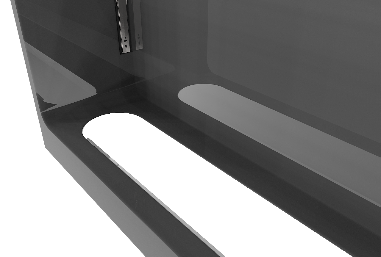 内置发光底板,方便用户观察物品使用情况