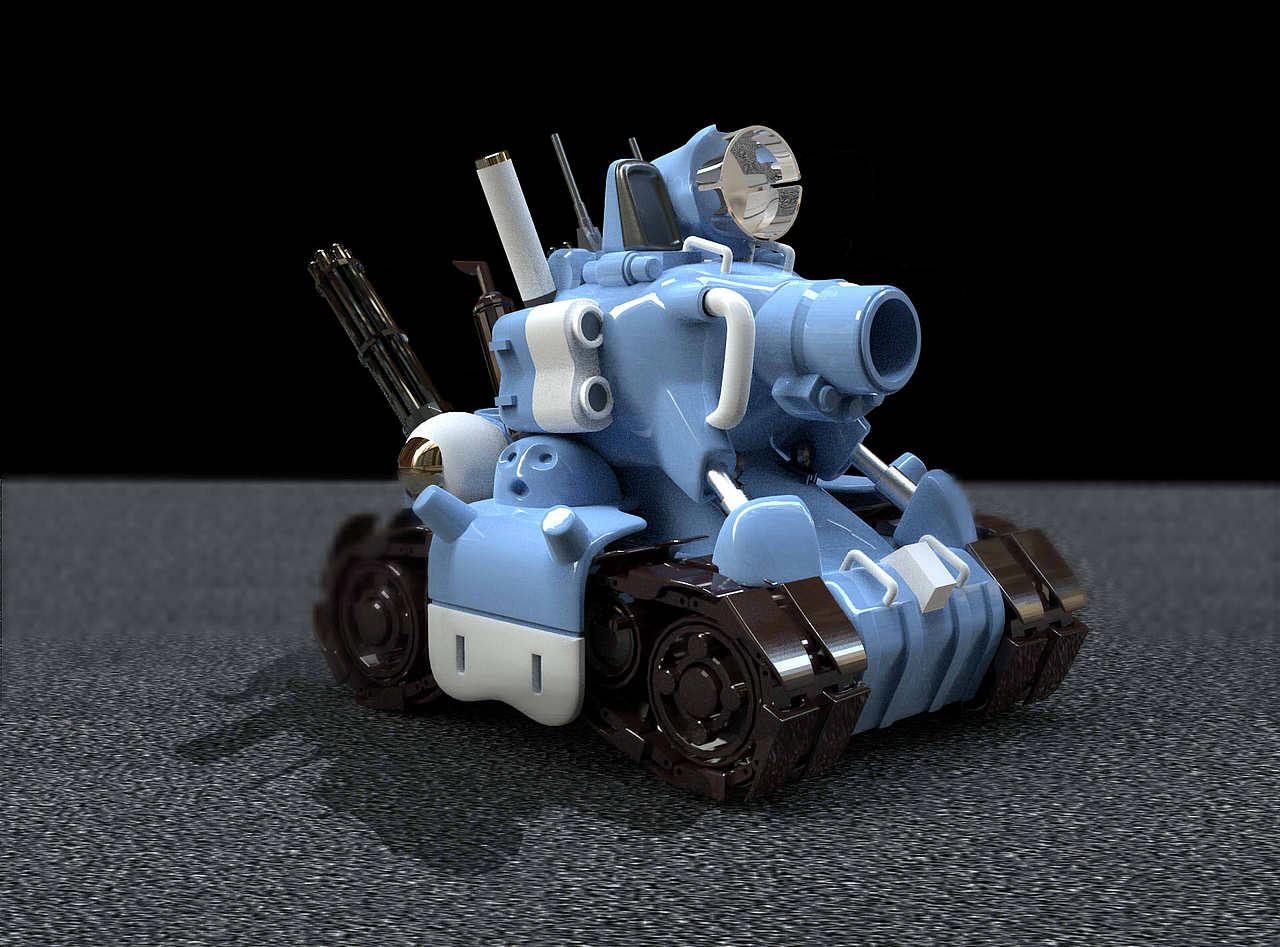 【合金弹头】建模渲染