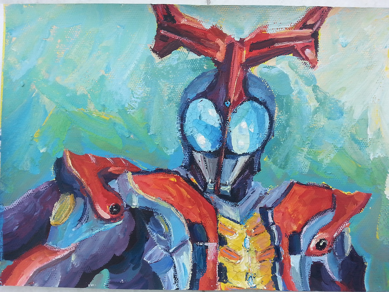 【我的作品我的画】2 假面骑士甲斗