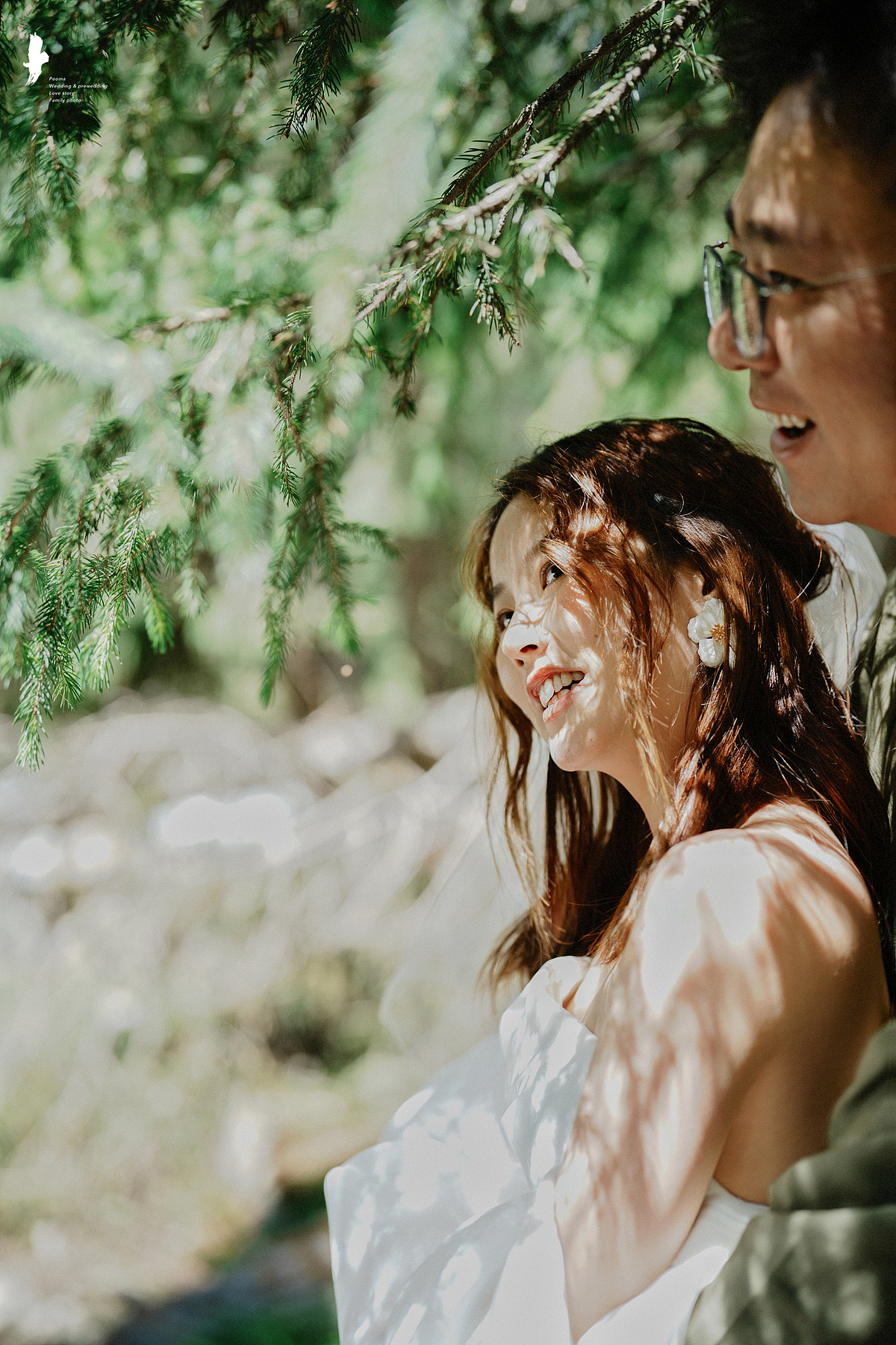 新疆拍摄的可爱一对