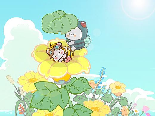 懒熊熊与兔蛮蛮2021